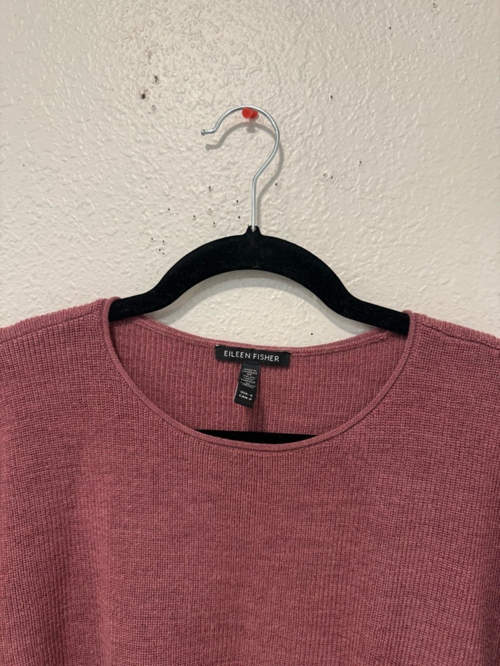 Eileen Fisher Merino Wool Sweater Crewneck Relaxed Fit Women’s Sz small - Picture 6 of 9